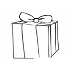 Dibujo para colorear Dibujo De Un Regalito Para Colorear