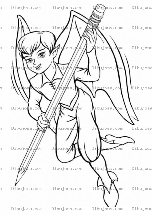 Dibujo para colorear Colorear Duende Con Lapiz