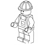 Dibujo para colorear Colorear Ingeniero De Lego