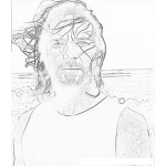 Dibujo para colorear Eddie Veder Para Colorear Y Pintar
