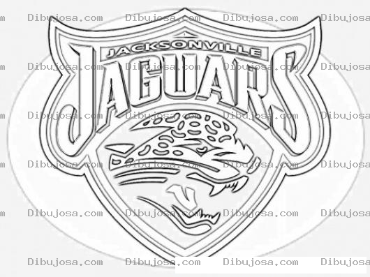 Dibujo para colorear Jacksonville Jaguars Coloring Page Logo De Los Jaguares De Jackson Ville