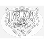 Dibujo para colorear Jacksonville Jaguars Coloring Page Logo De Los Jaguares De Jackson Ville