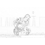 Dibujo para colorear David Guerra Portero De Comunicaciones Futbol De Guatemala Para Colorear