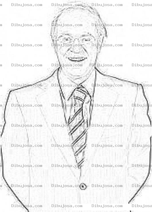 Dibujo para colorear Jose Ramon Fernandez Alvarez Joserra Periodista Deportivo Para Colorear Y Pintar