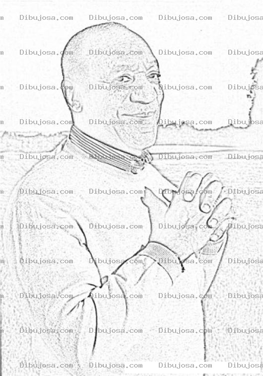 Dibujo para colorear Bill Cosby Coloring Page