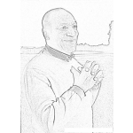 Dibujo para colorear Bill Cosby Coloring Page