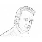 Dibujo para colorear Tom Hanks Coloring Page