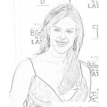 Dibujo para colorear Maria Celeste Arraras Para Colorear Y Pintar