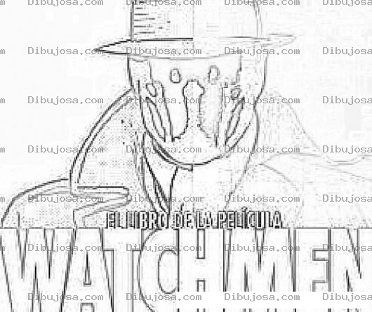 Dibujo para colorear Colorear Watchmen