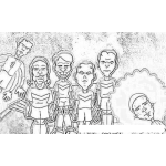 Dibujo para colorear Seleccion Mexicana 2011 De Futbol Para Colorear