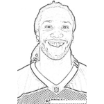 Dibujo para colorear Larry Fitzgerald Coloring Page