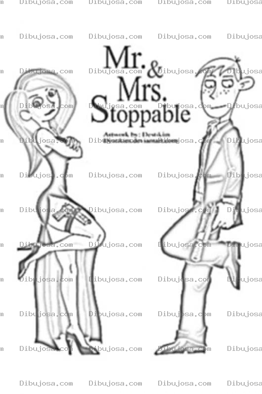 Dibujo para colorear Stoppable Coloring Page