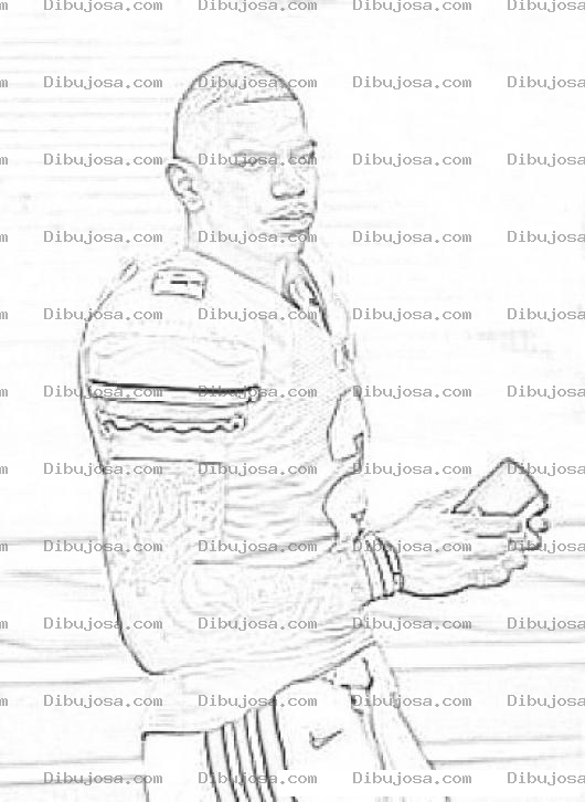 Dibujo para colorear Terrelle Pryor Coloring Page
