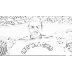 Dibujo para colorear Chicharito Hernandez Para Colorear Y Pintar