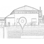 Dibujo para colorear Google Maps Sign Coloring Page