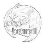 Dibujo para colorear Hotmail Coloring Page Logo De Hotmail Para Colorear Y Pintar