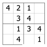 Dibujo para colorear Sudoku Elemental