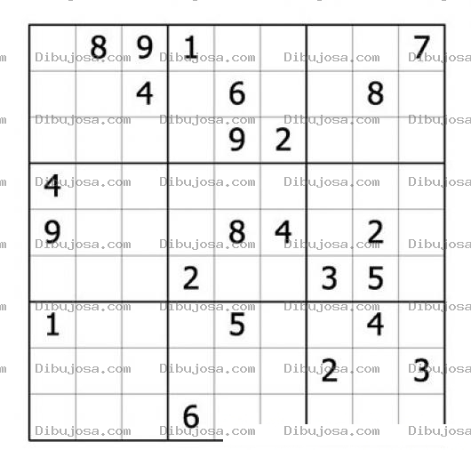 Dibujo para colorear Sudoku para imprimir 31