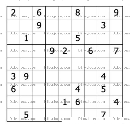 Dibujo para colorear Sudoku para imprimir 37