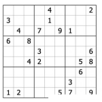 Dibujo para colorear Sudoku para imprimir 58