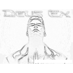 Dibujo para colorear Deus Ex Coloring Page