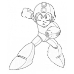 Dibujo para colorear Dibujo De Megaman Para Colorear Y Pintar