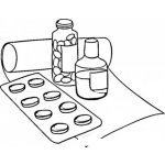 Dibujo para colorear Colorear Medicamentos