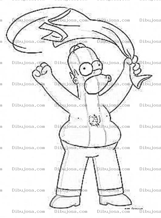 Dibujo para colorear Homero Chapin Para Colorear
