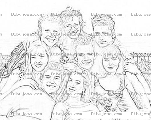 Dibujo para colorear Beberly Hills 90210 Coloring Page Para Imprimir Y Colorear