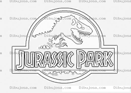Dibujo para colorear Jurassic Park Coloring Page