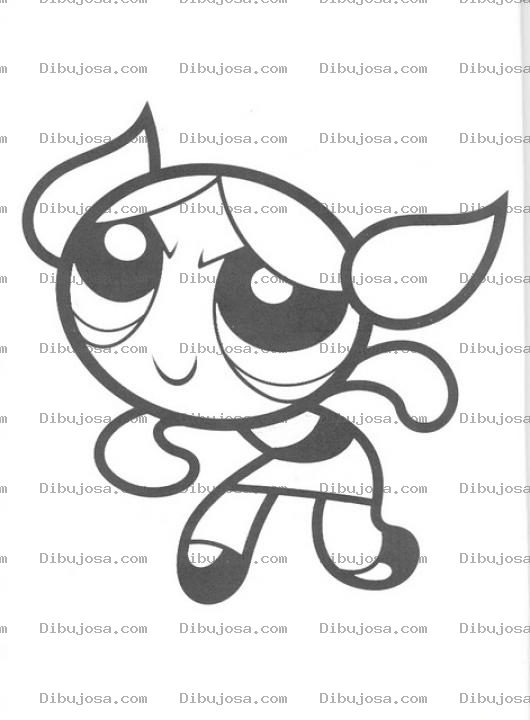 Dibujo para colorear Colorear Chica Super Poderosa