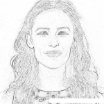 Dibujo para colorear Jennifer Garner Para Colorear Y Pintar