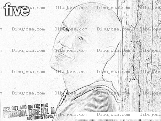 Dibujo para colorear Prison Break Coloring Page