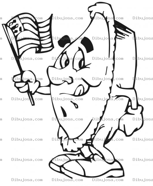 Dibujo para colorear American Pie Coloring Page
