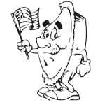 Dibujo para colorear American Pie Coloring Page