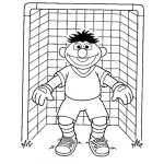 Dibujo para colorear Porteria De Futbol Para Colorear