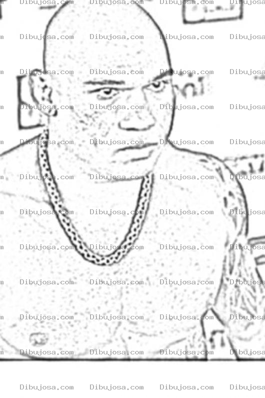 Dibujo para colorear Evangelista Cyborg Santos Coloring Page Para Pintar Y Colorear