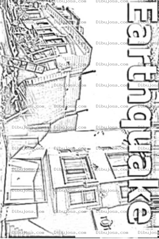 Dibujo para colorear Earthquake Today Coloring Page Dibujo De Terremoto Para Colorear