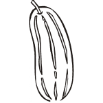 Dibujo para colorear Pepino Para Colorear