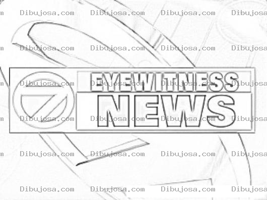 Dibujo para colorear Eyewitness News Coloring Page Para Pintar Y Colorear
