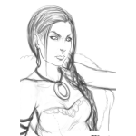Dibujo para colorear Colorear Dibujo De Chica Mala