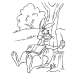 Dibujo para colorear Colorear a conijin el conejo de winnipooh