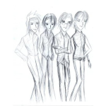 Dibujo para colorear Colorear Muchachos Fashion