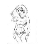 Dibujo para colorear Colorear Super Heroina
