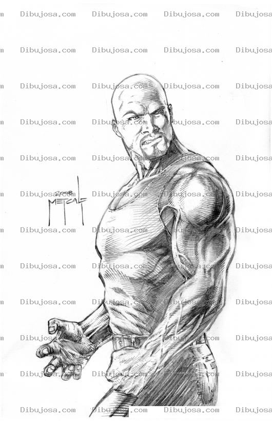 Dibujo para colorear Luke Cage Para Colorear