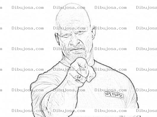 Dibujo para colorear Colorear A Steve Austin Stone Cold