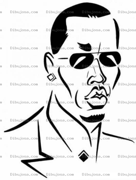Dibujo para colorear Dibujo De Puff Daddy Sean John Para Colorear