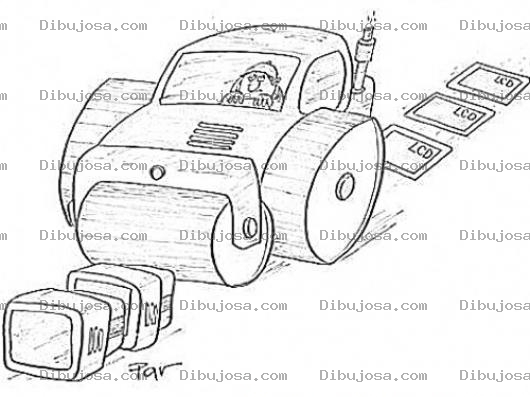 Dibujo para colorear Dibujo De Fabrica De Pantallas Planas Plasmas Lcd Y Tvled Para Colorear Y Pintar