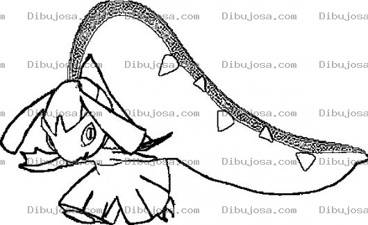 Dibujo para colorear Colorear A Mysdibule De Poke Mon