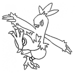 Dibujo para colorear Colorear A Galifeu De Pokemon